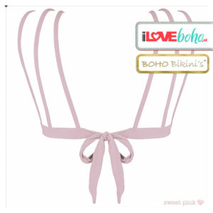 BOHO bikini's tops outlet - iconic triangle aztec bikinitop top - sweet pink