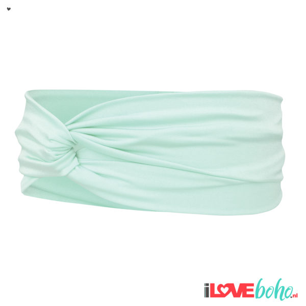 BOHO accessoires – haarband – mint green