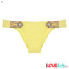 Boho bikini bottom – lush - yellow - xs