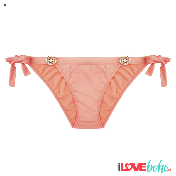 BOHO bikini bottom - glossy - peach