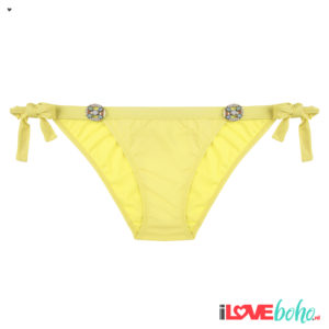 BOHO bikini bottom - glossy - yellow