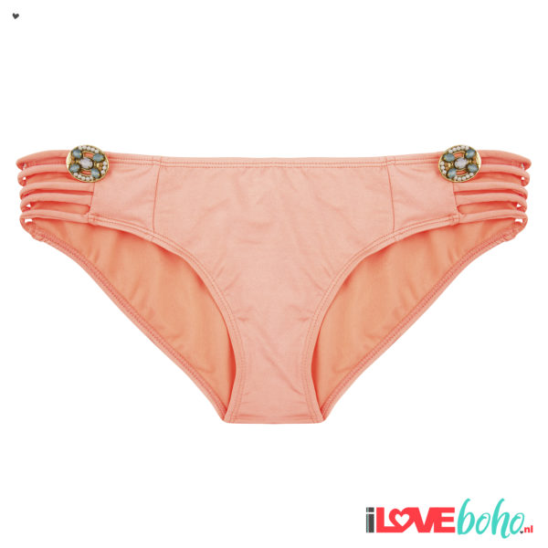 BOHO bikini bottom - fancy - peach