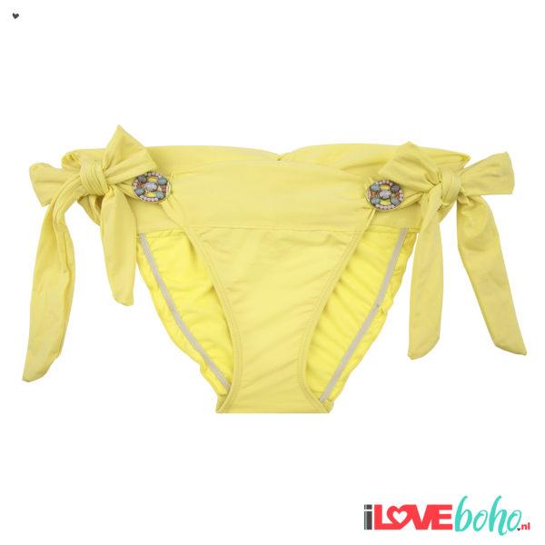 BOHO bikini bottom - iconic – yellow - xs