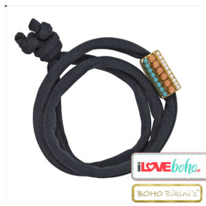 BOHO accessoires – armband – onyx zwart
