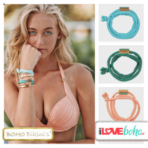 I♥BOHO JEWELS en BOHO bikini's accessoires 2020 – armband – turquoise